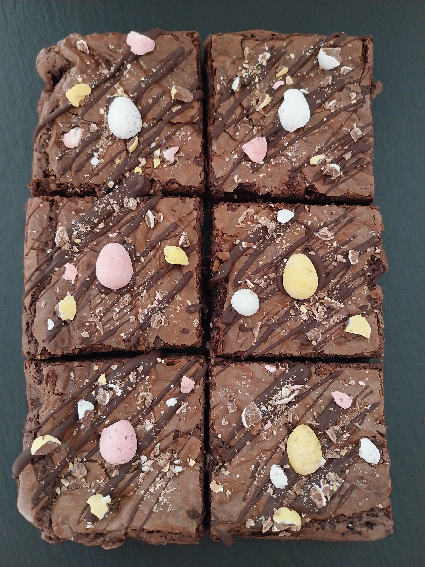 Mini Egg Brownies