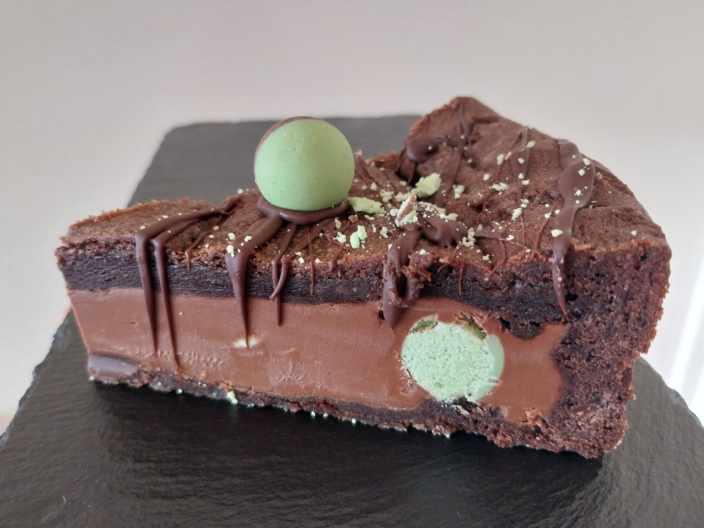 Mint Aero Cookie Pie