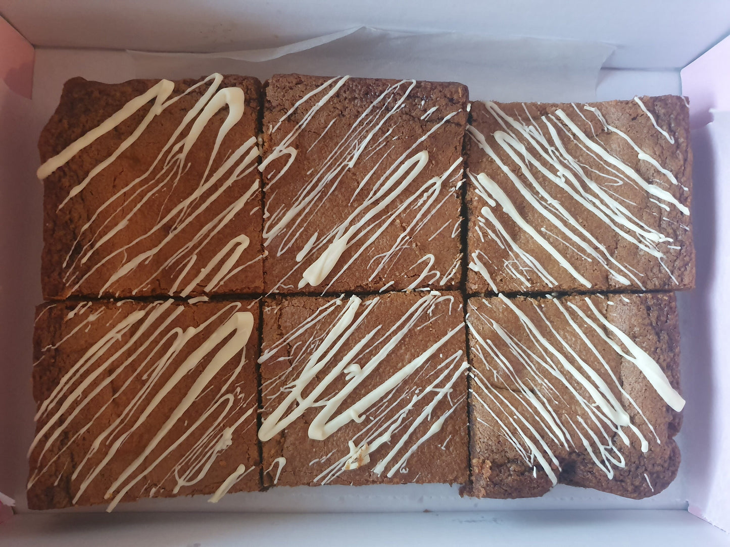 Gingerbread & White Chocolate Blondies