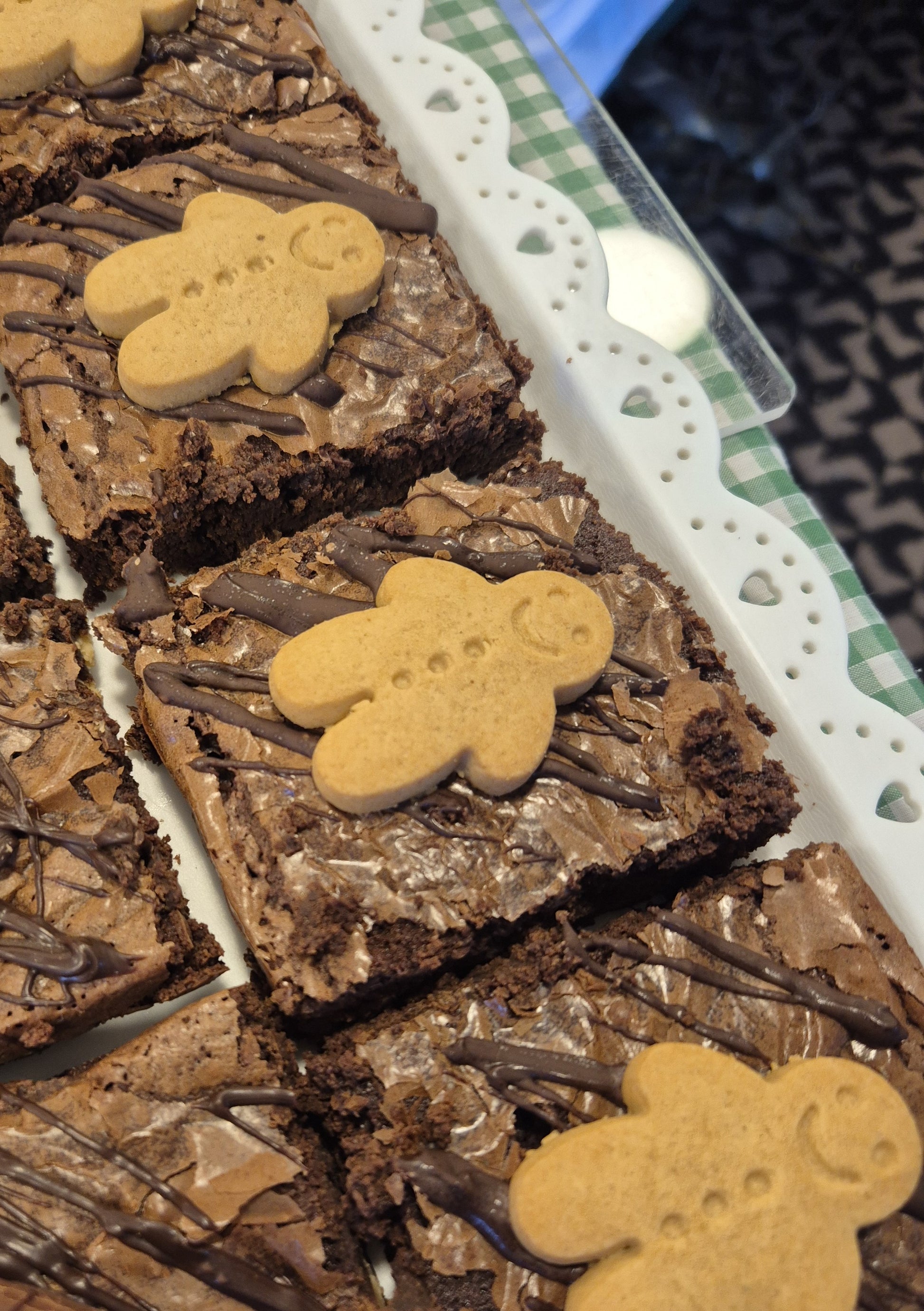 chocolate gingerbread brownies
